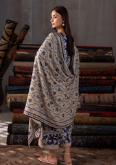 Winter - Raaya - Zinnia Unstitched 26 - COBALT