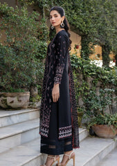 Lawn - Farasha - Bahar - FB25#10 - Black Rose