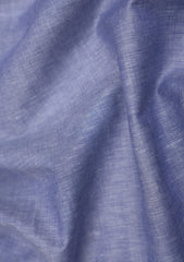 Khizi Super Fine Cotton Linen Fabric - S Blue