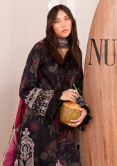 Lawn - Nureh - Gardenia Embroidered & Printed 26 - NSG#133 A