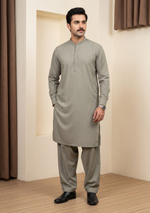 Elite Men Makh Khizi Staple Filafil Cotton Fabric - G Green