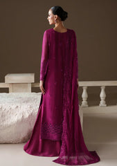 Formals - Emaan Adeel - Modern Heirloom Unstitched Chiffon 26 - ROSE MEMOIR