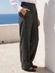 Pret - Moven - Cotton Linen Trouser - Black