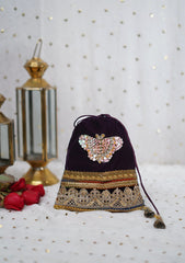 Bags Collection - Sadias Collection - Velvet Potli - D#07