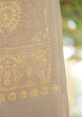 Pashmina Ari Work Shawl D - 143 - L BROWN