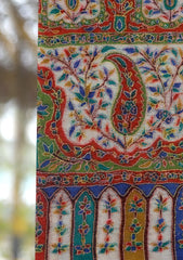 Pure Pashmina Qalamkari Shawl D - 23 - MAGNETA