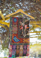 Digital Printed Wool Shawl D - 07 - Multi