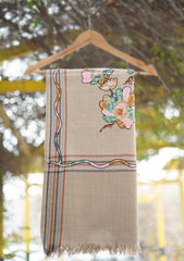 Pashmina Ari Work Shawl D - 162 - D SKIN