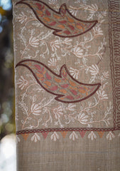 Wool Ari Work Shawl D - 1G - Skin