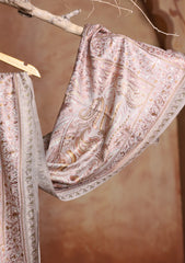 Pashmina Ari Work Jaaldar Scarf D#02 - M Skin