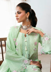 Lawn - Naqsh - Chikankari Festive 26 - D#00200 - Green Lily
