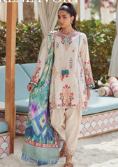 Lawn - Farah Talib Aziz - Luxury Unstitched - FTL25#02 - Irene Ivory