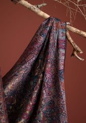 Pashmina Zari Jamawar Shawl D - 24 - Blue