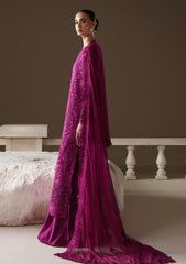 Formals - Emaan Adeel - Modern Heirloom Unstitched Chiffon 26 - ROSE MEMOIR