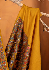 Pashmina Embroidered Jaaldar Shawl D#03 - Mustard