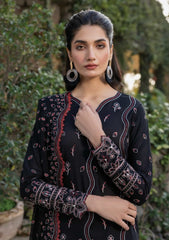 Lawn - Farasha - Bahar - FB25#10 - Black Rose