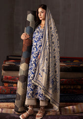 Winter - Raaya - Zinnia Unstitched 26 - COBALT