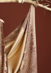 Pashmina Zari Jamawar Shawl D - 56 - Skin