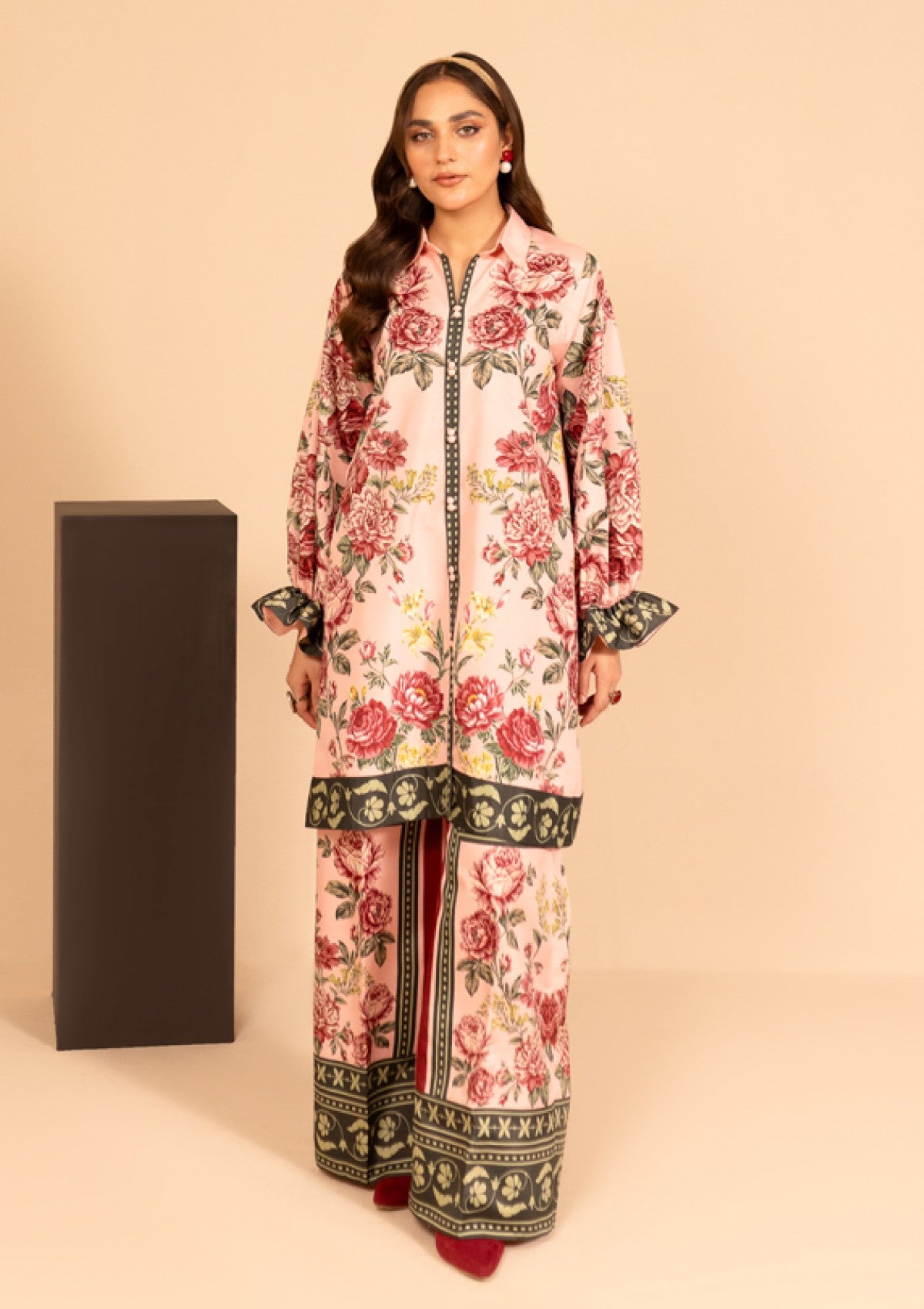 Pret Collection - Fozia Khalid - Basics - Print Edit - CORAL