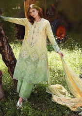 Lawn - Mushq - Solace 26 - Ombre Chikankari - MUNSS#210 - Quiet Bloom