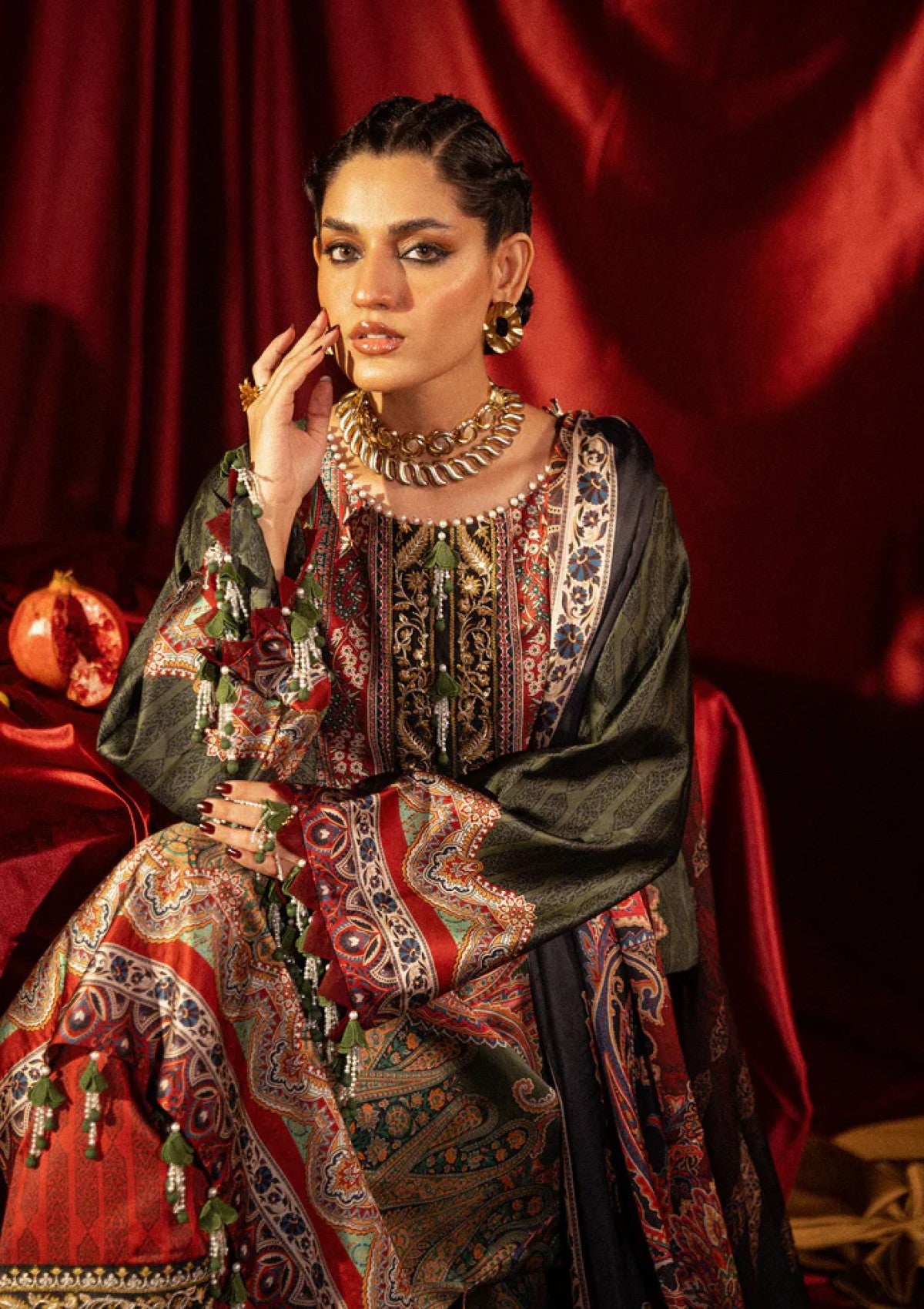 Winter Collection - Myeesha - Roohi Silk Edit 24 - D#9 - Mehek