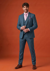 Dormeuil Exel Unique Stretch Wool Fabric - Zink