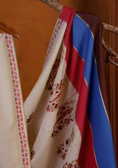 Pashmina Ari Work Shawl D#07 - Off White