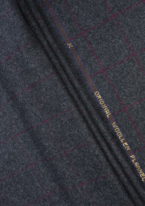 Vitale Barberis Canonico Original Flannel Wool Fabric - Charcoal