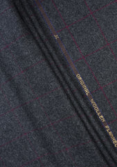 Vitale Barberis Canonico Original Flannel Wool Fabric - Charcoal