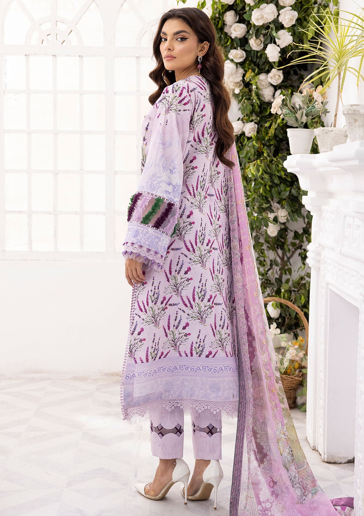 Lawn Collection - Tessa - Khunak - PURPLE BLOOM