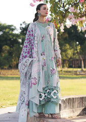 Lawn Collection - Elaf Premium - Print Chikankari - EPC24#05 - B - CELESTIAL