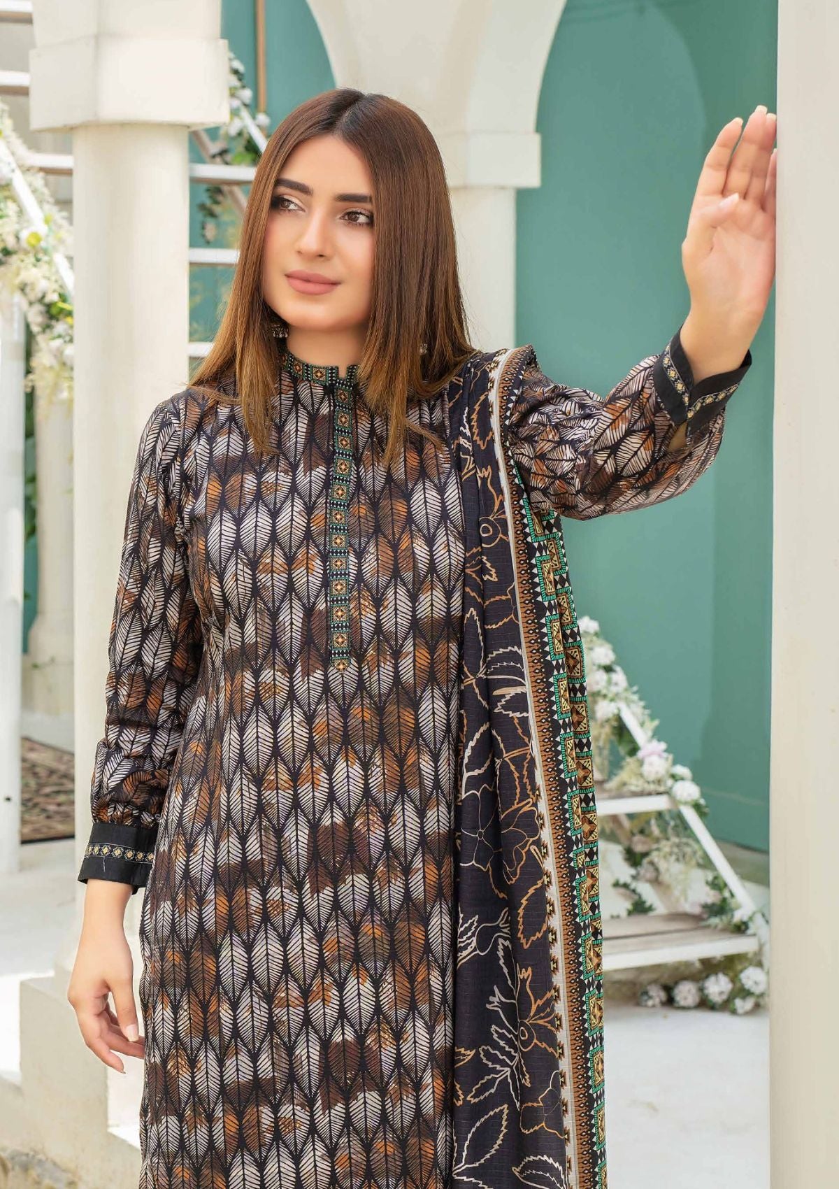 Winter Collection - Zara Meer - Uraan - ZU#01 – Saleem Fabrics Traditions