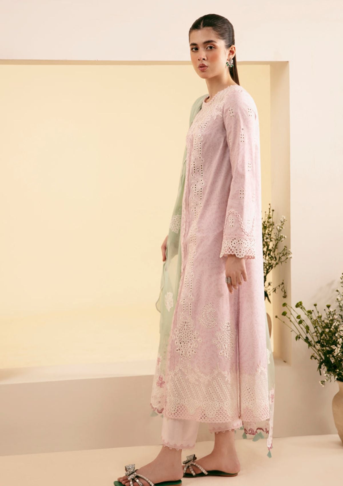 Lawn Collection - Qalamkar - Qlinekari 24 - SQ#02 - ASEMA