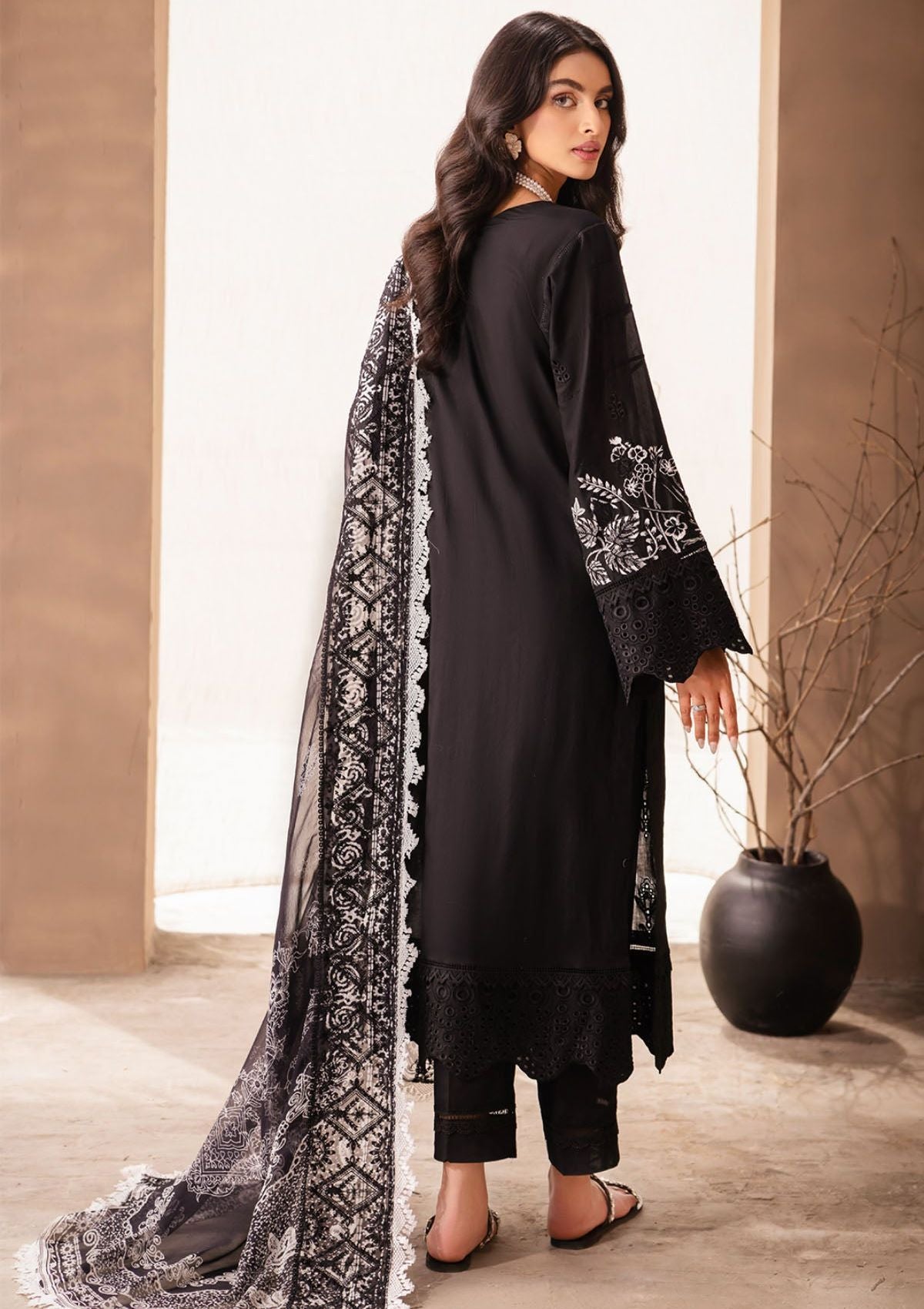 Lawn Collection - Nureh - Koyal - Monochrome - B#03