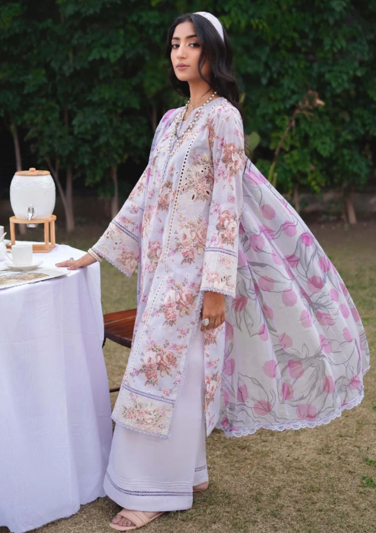 Lawn Collection - Humdum - Gardenia - HG24#04