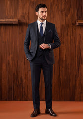 Dormeuil Distinxion Finest Super 170's Wool Fabric - Black 2