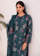 Lawn Collection - Farasha - Printed Essentials - Floral Haze