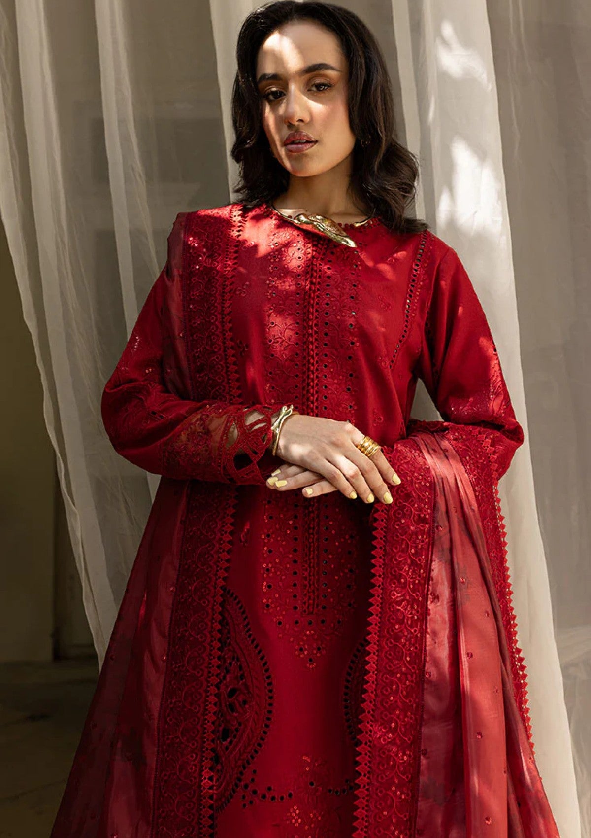 Winter Collection - Marjjan - Orya - MRK-01 A (RED)