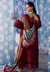 Winter - Nureh - Bazaar 25 - Chikankari Leather Peach - NE#204