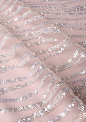 Italian Cut Dana Net With Sequence Work - FCE#422
