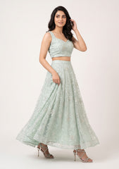 Italian Cut Dana Net With Sequence Work - FCE#439