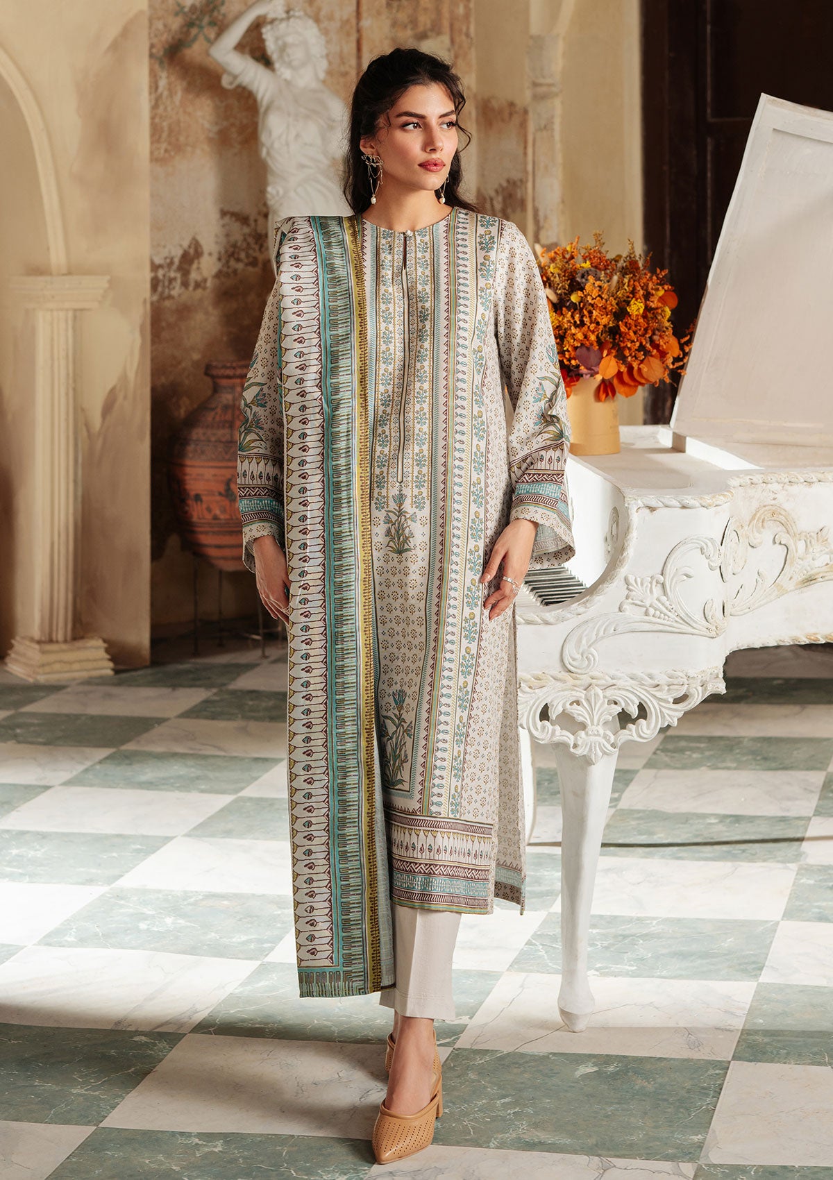 Winter Collection - Sahar - Printed Khaddar - D#03