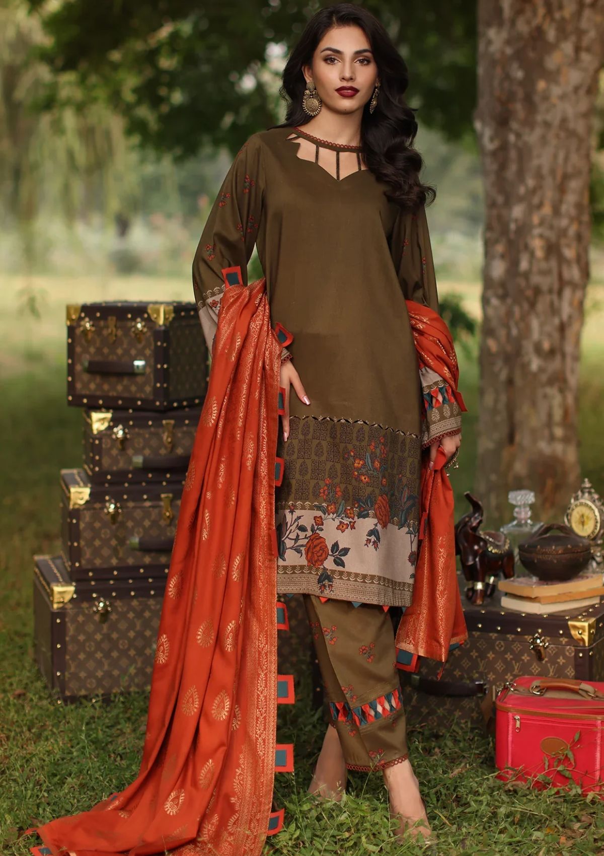 Winter Collection - Charizma - Signature Printed Linen Jacquard - SPW4 - 03