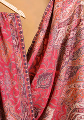 Pashmina Jamawar Shawl D#205 - L Pink
