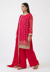 Formals - Fancy Closet - 2 pcs Suit - D#2801 - Shocking Pink