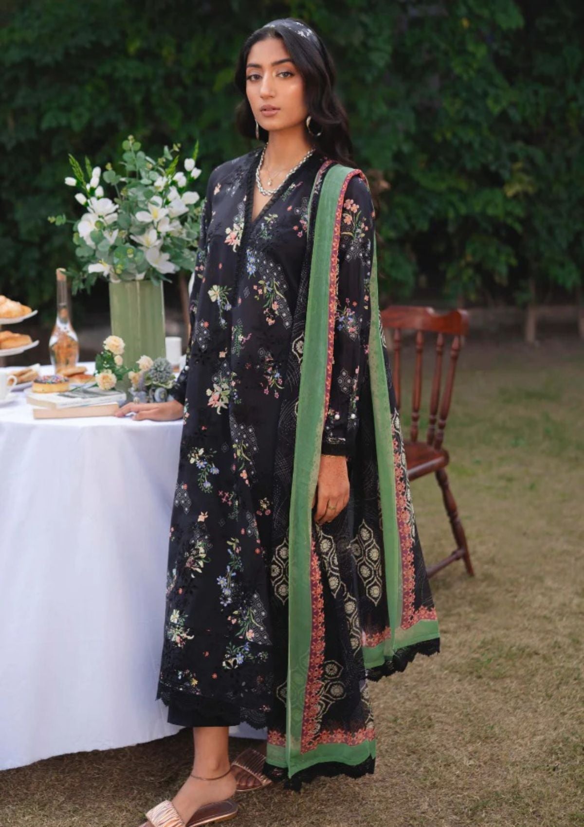 Lawn Collection - Humdum - Gardenia - HG24#01