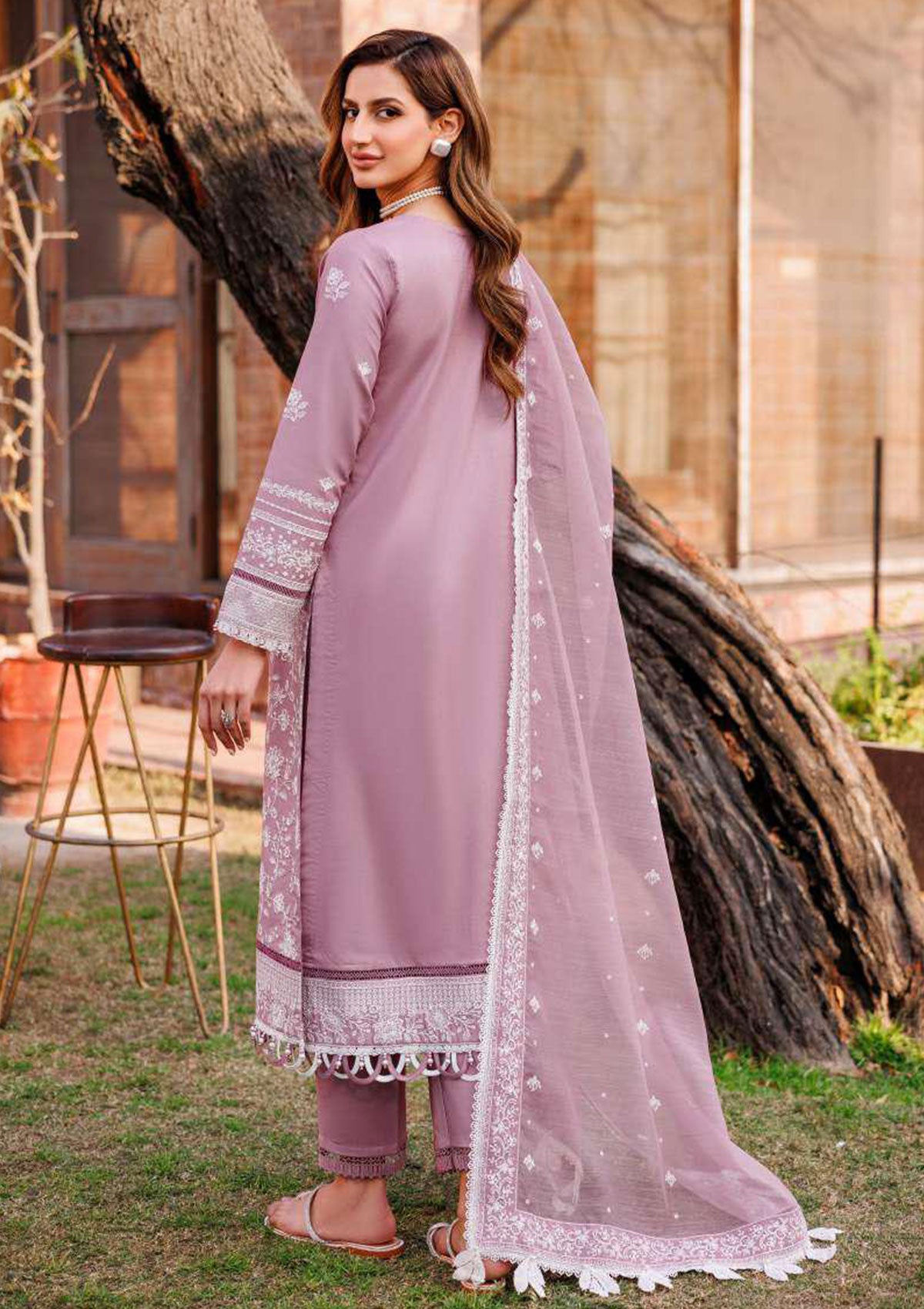 Lawn Collection - Farasha - Dastoor - FD24#06 - DAINTY LILAC