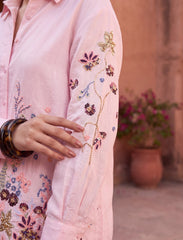 Pret - Moven - Dainty Embroidered Co-Ord Set - Pink