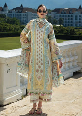 Lawn - Elaf Premium - Prints 25 - EPE-03A - ELARA’S EMBRACE