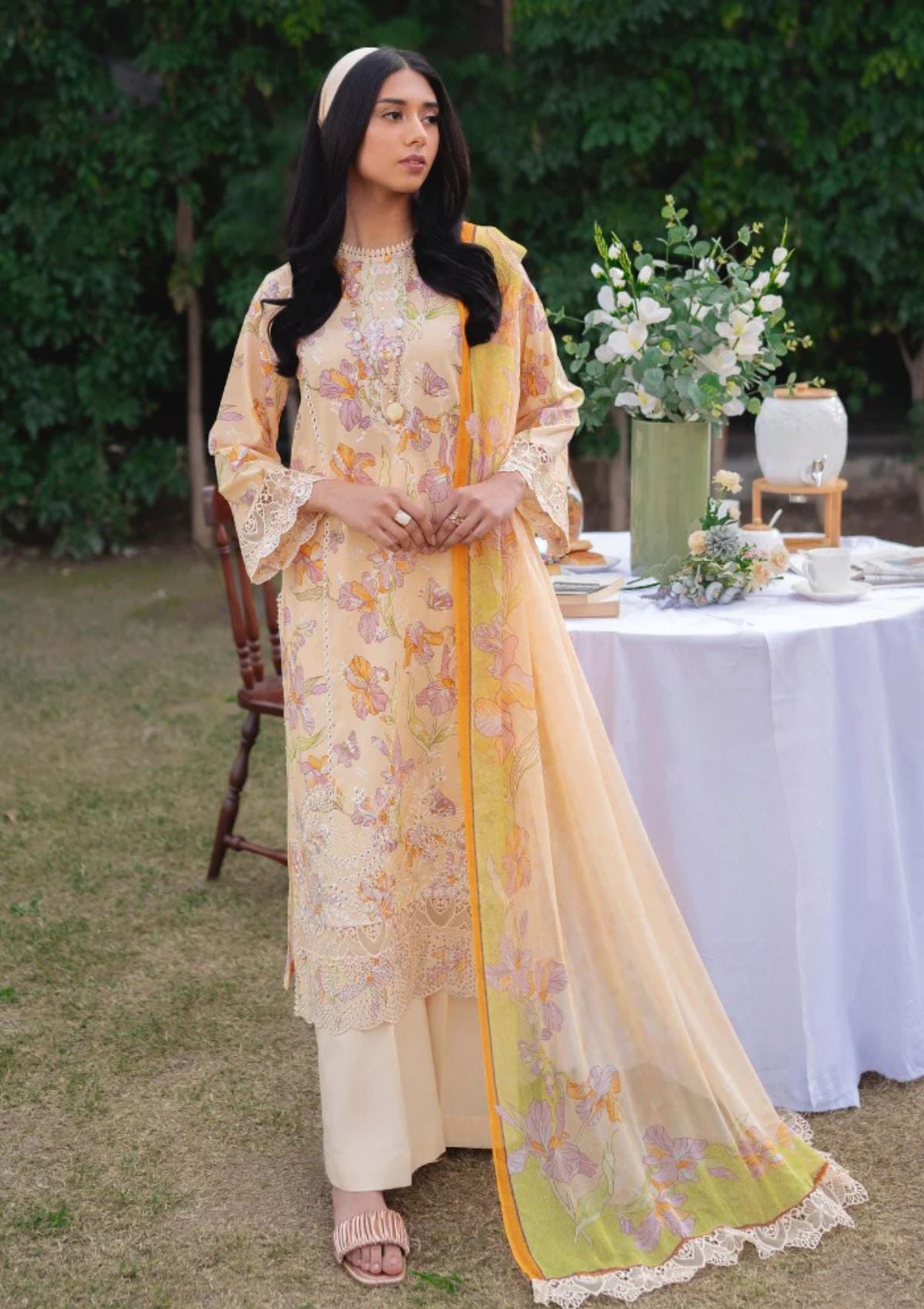 Lawn Collection - Humdum - Gardenia - HG24#02